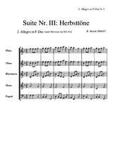 Suite Nr.III - 2 Allegro F-Dur