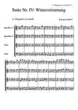 Suite Nr.IV - 4 Allegretto d-moll