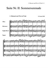Suite Nr.2 - 4 Menuett + Trio