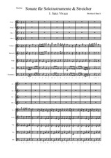 Sonate für Soloinstrumente, Streicher und Cembalo – Satz 1 Vivace