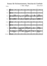 Sonate für Soloinstrumente – Satz 3 Allegro molto
